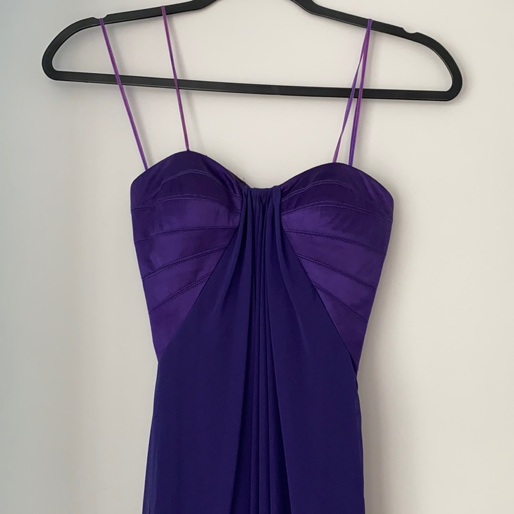 Cache purple prom dress